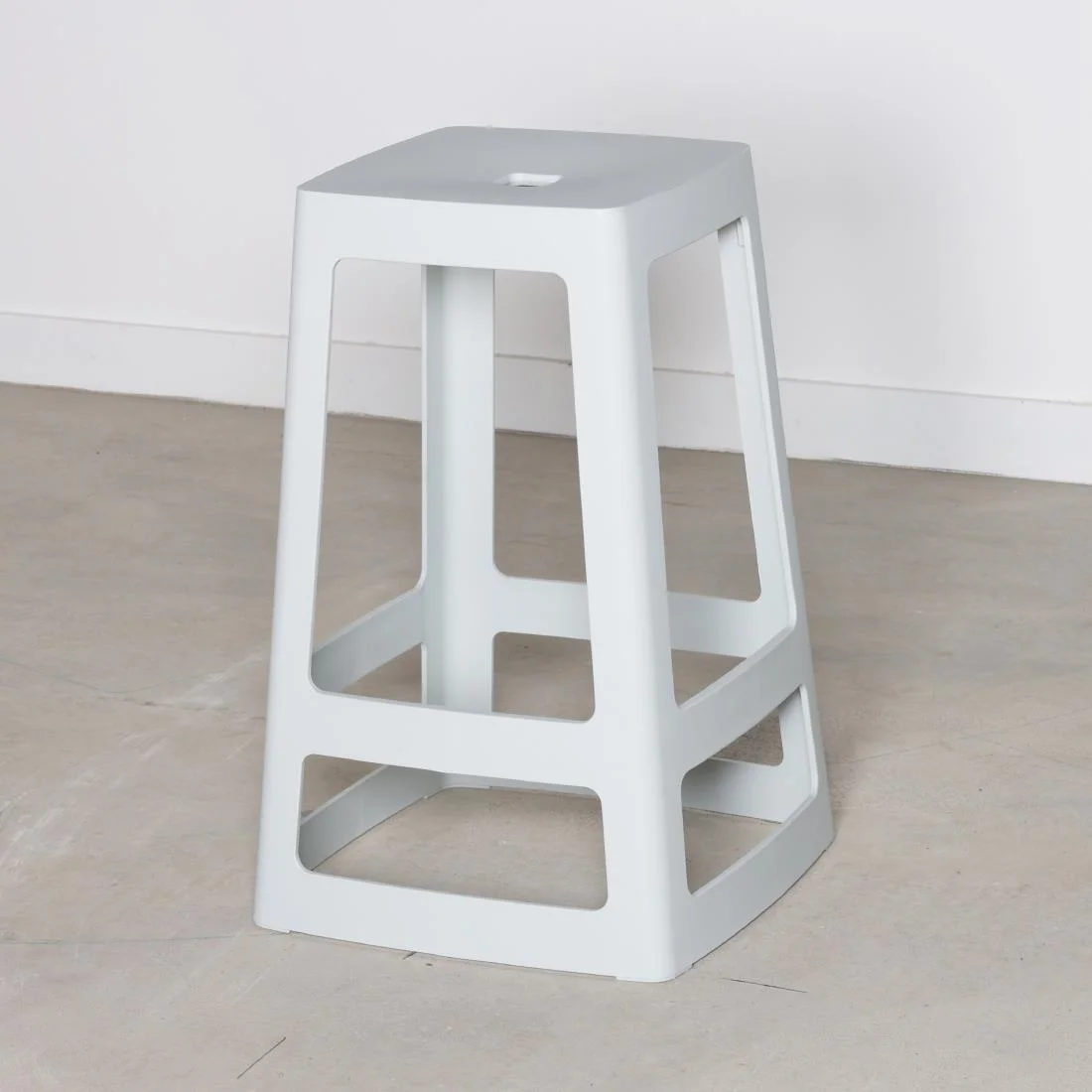 Origin Base Mid Stool Light Grey 430x430x560mm (2 Pack) - Image 2