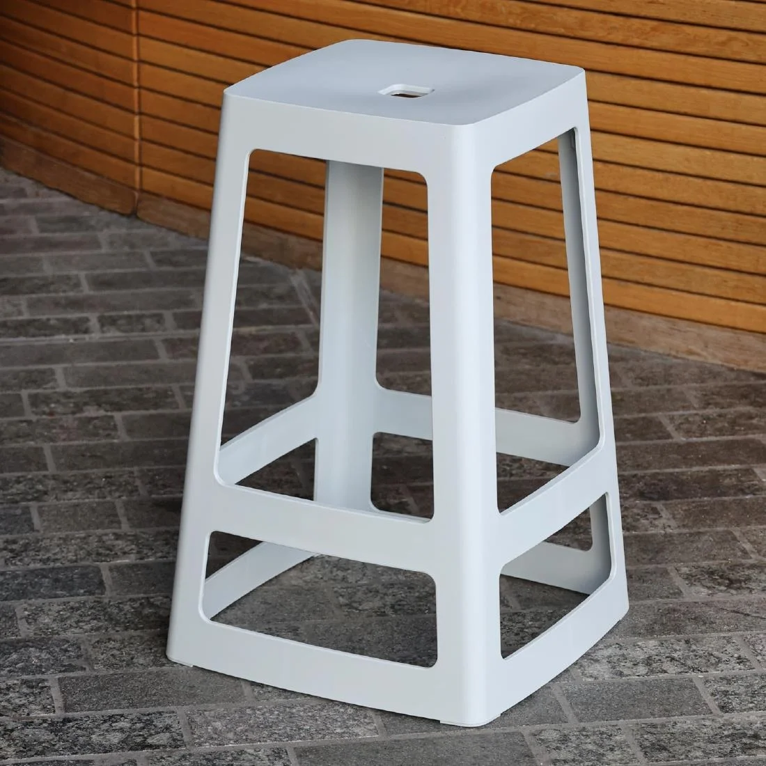 Origin Base Mid Stool Light Grey 430x430x560mm (2 Pack) - Image 9