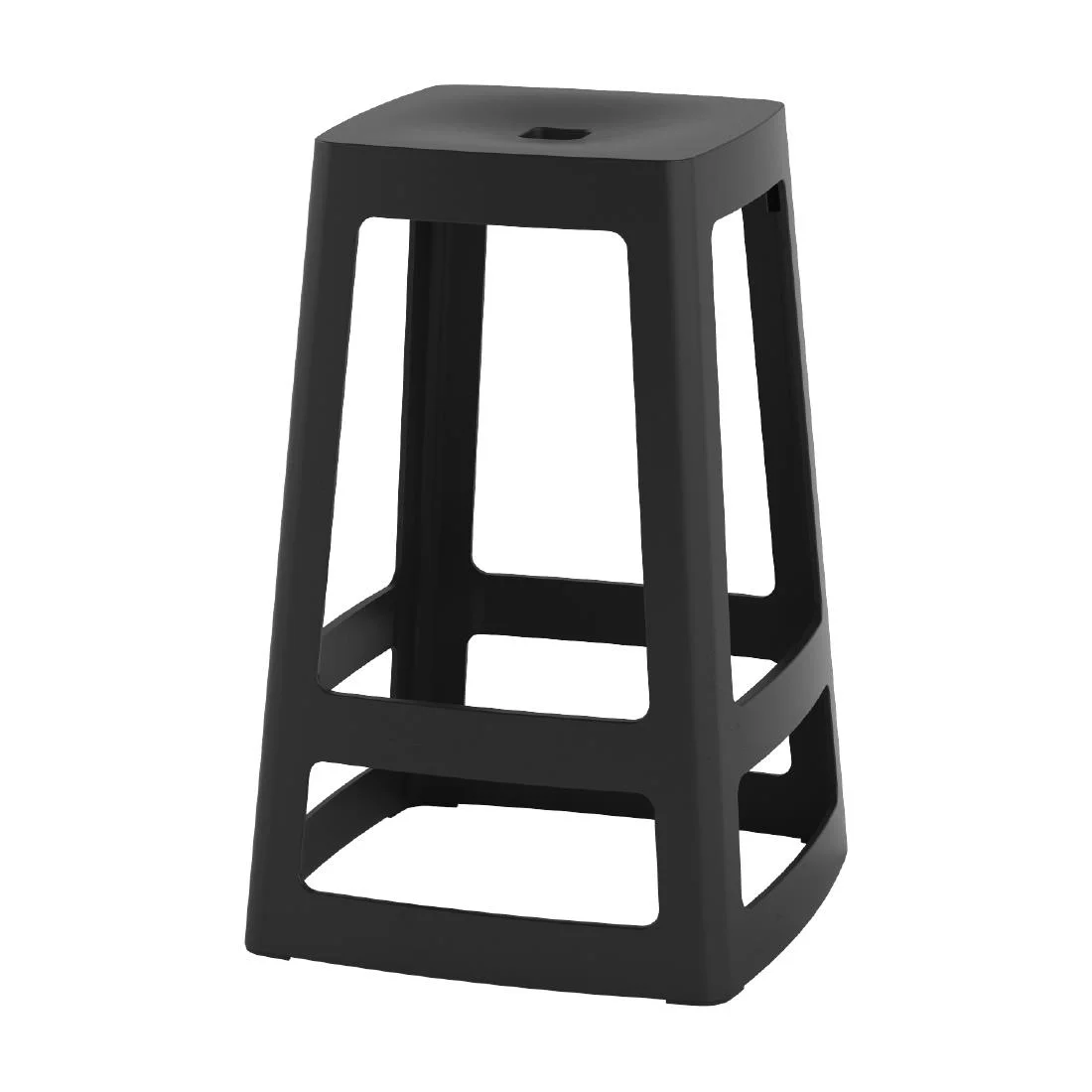 Origin Base Mid Stool Traffic Black 430x430x560mm (2 Pack) - Image 5
