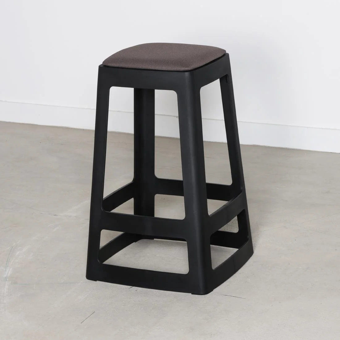 Origin Base Mid Stool Traffic Black 430x430x560mm (2 Pack) - Image 6