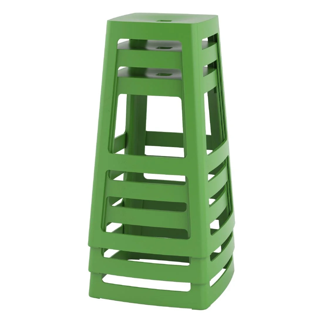 Origin Base High Stool May Green 450x450x750mm (2 Pack) - Image 7