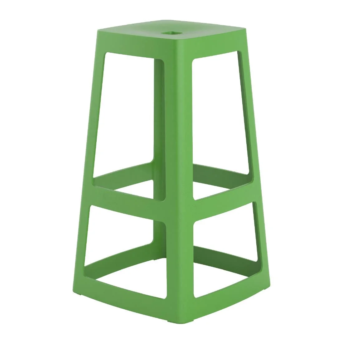 Origin Base High Stool May Green 450x450x750mm (2 Pack) - Image 1