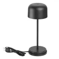 Olympia Siena Table Lamp Round Dome Black 200mm - Image 2