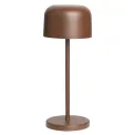 Olympia Siena Table Lamp Round Dome Chestnut 200mm - Image 1