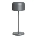 Olympia Siena Table Lamp Round Dome Grey 200mm - Image 1