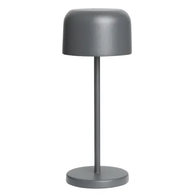Olympia Siena Table Lamp Round Dome Grey 200mm