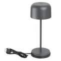 Olympia Siena Table Lamp Round Dome Grey 200mm - Image 2