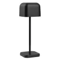 Olympia Lucca Table Lamp Squared Dome Black 200mm - Image 1