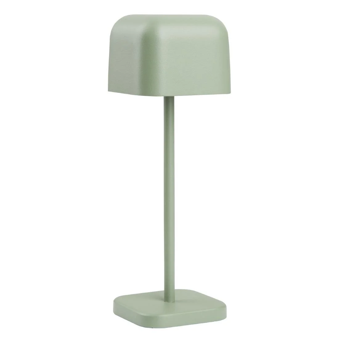 Olympia Lucca Table Lamp Squared Dome Sage 200mm - Image 1