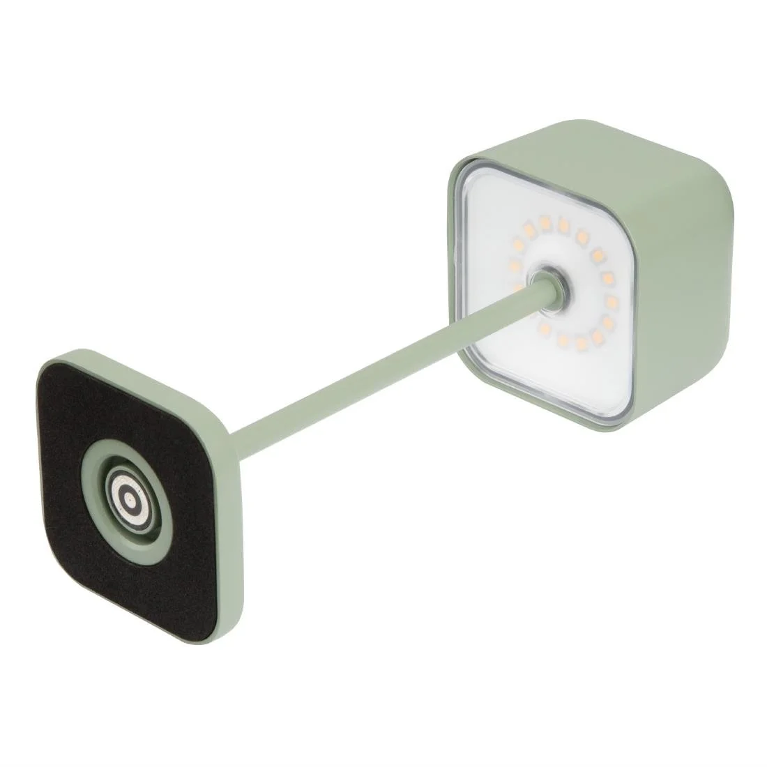 Olympia Lucca Table Lamp Squared Dome Sage 200mm - Image 3