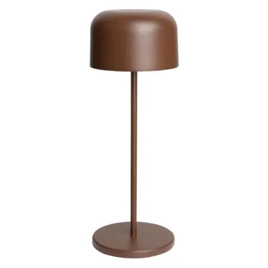 Olympia Siena Table Lamp Round Dome Chestnut 300mm