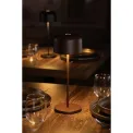 Olympia Siena Table Lamp Round Dome Chestnut 300mm - Image 7