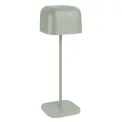 Olympia Lucca Table Lamp Squared Dome Sage 300mm - Image 1