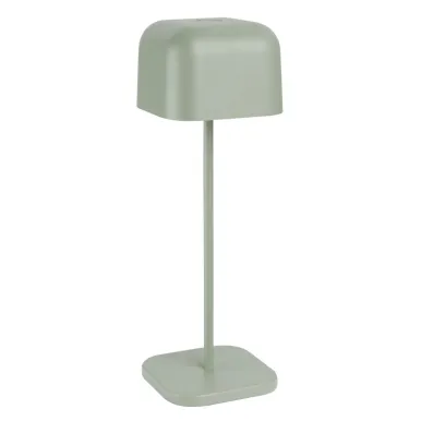 Olympia Lucca Table Lamp Squared Dome Sage 300mm