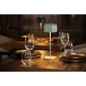 Olympia Lucca Table Lamp Squared Dome Sage 300mm - Image 6