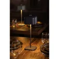 Olympia Lucca Table Lamp Squared Dome Grey 300mm - Image 7