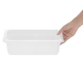 Nisbets Essentials Polypropylene 1/3 Gastronorm Container 100mm - Image 4