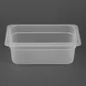 Nisbets Essentials Polypropylene 1/4 Gastronorm Container 100mm - Image 5