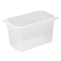 Nisbets Essentials Polypropylene 1/4 Gastronorm Container 150mm - Image 1