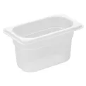 Nisbets Essentials Polypropylene 1/9 Gastronorm Container 100mm - Image 1