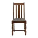 Thame Dining Chairs in Vintage Wood with Shetland Smoke Seat (6 Pack) - Image 3