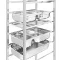 Nisbets Essentials Gastronorm Racking Trolley 10 Level - Image 4