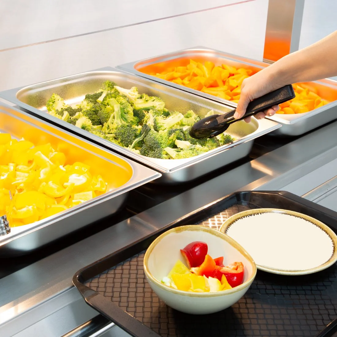 Buffalo Mobile Servery with Solid Heated Top - Image 2