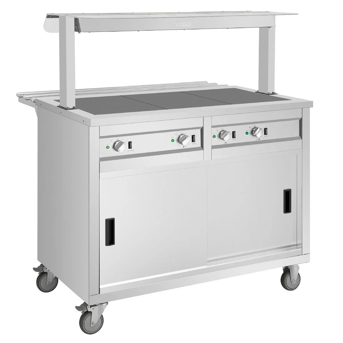 Buffalo Mobile Servery with Solid Heated Top - Image 1
