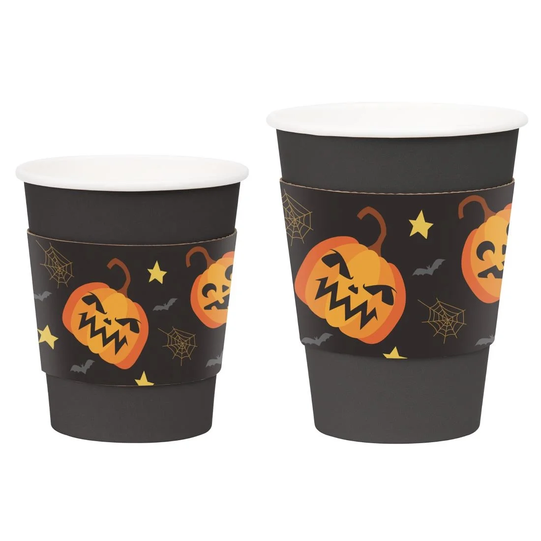 Fiesta Recyclable Halloween Cups Sleeves for 12oz Hot Cups (100 Pack) - Image 5