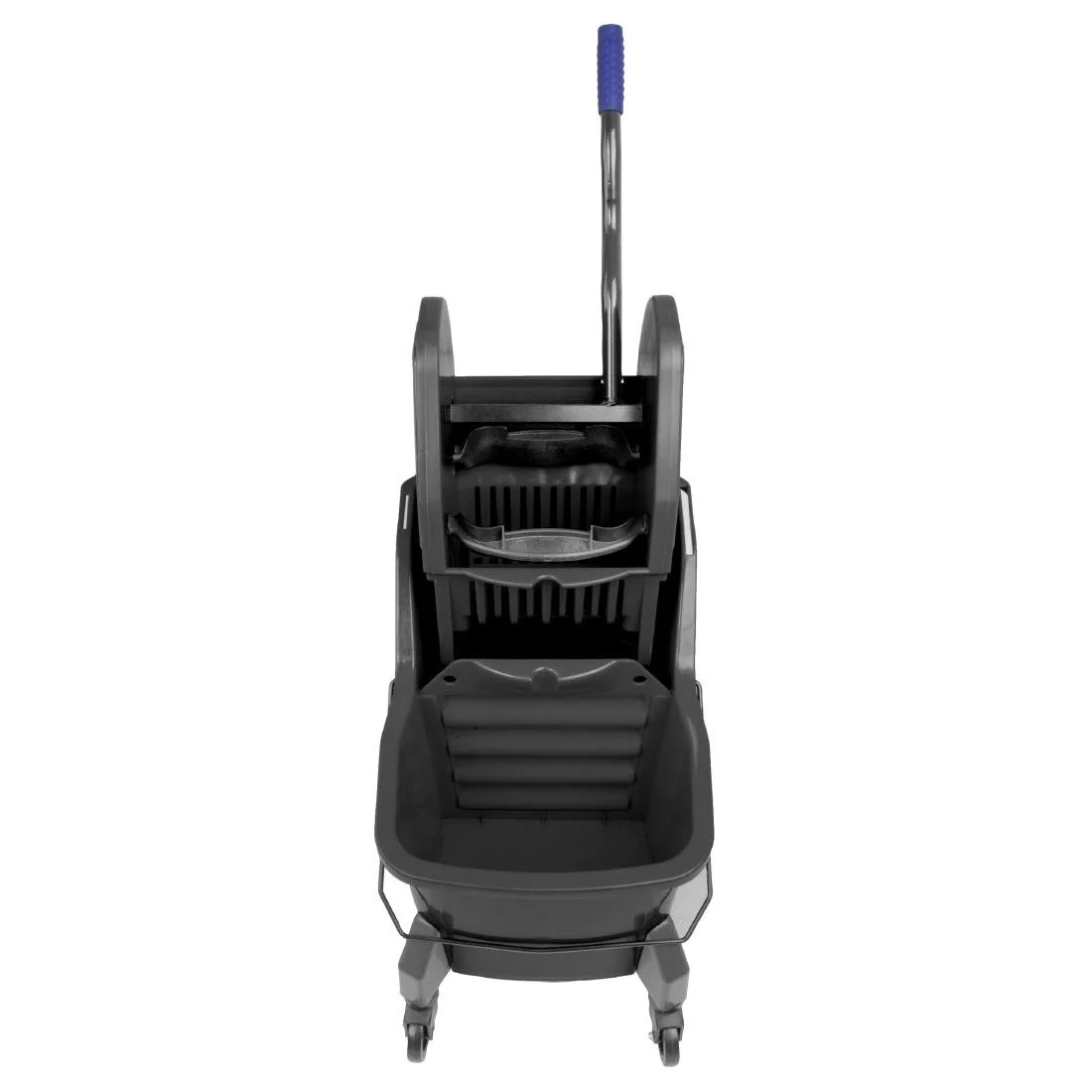 Jantex Two-Compartment Mop Bucket and Wringer Yellow 30Ltr - Image 5