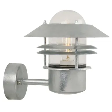 Nordlux Blokhus Up Outdoor Wall Light Galvanised