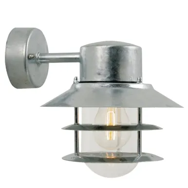 Nordlux Blokhus Down Outdoor Wall Light Galvanised