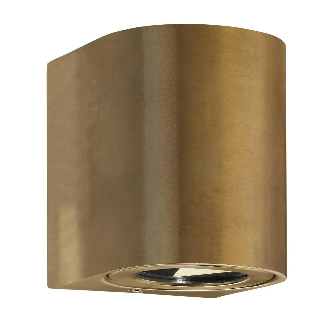 Nordlux Canto 2 Outdoor Wall Light Brass - Image 1
