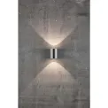 Nordlux Canto 2 Outdoor Wall Light Stainless Steel - Image 2