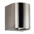 Nordlux Canto 2 Outdoor Wall Light Stainless Steel - Image 1