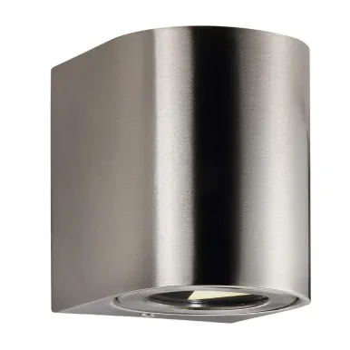Nordlux Canto 2 Outdoor Wall Light Stainless Steel