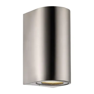 Nordlux Canto Maxi 2 Outdoor Wall Light Stainless Steel