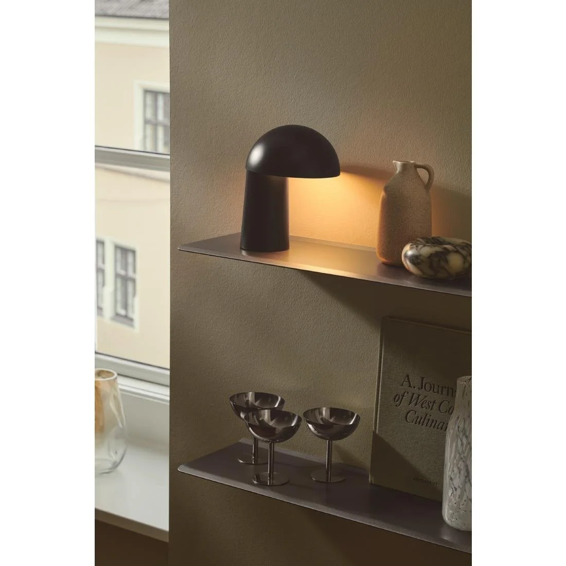 Nordlux Faye Portable Indoor Table Lamp Black - Image 2