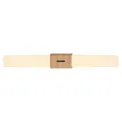 Nordlux Helva Double Basic Indoor Wall Light Wood Foil - Image 1