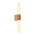 Nordlux Helva Double Basic Indoor Wall Light Wood Foil - Image 3