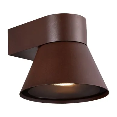 Nordlux Kyklop Cone Outdoor Wall Light Rust