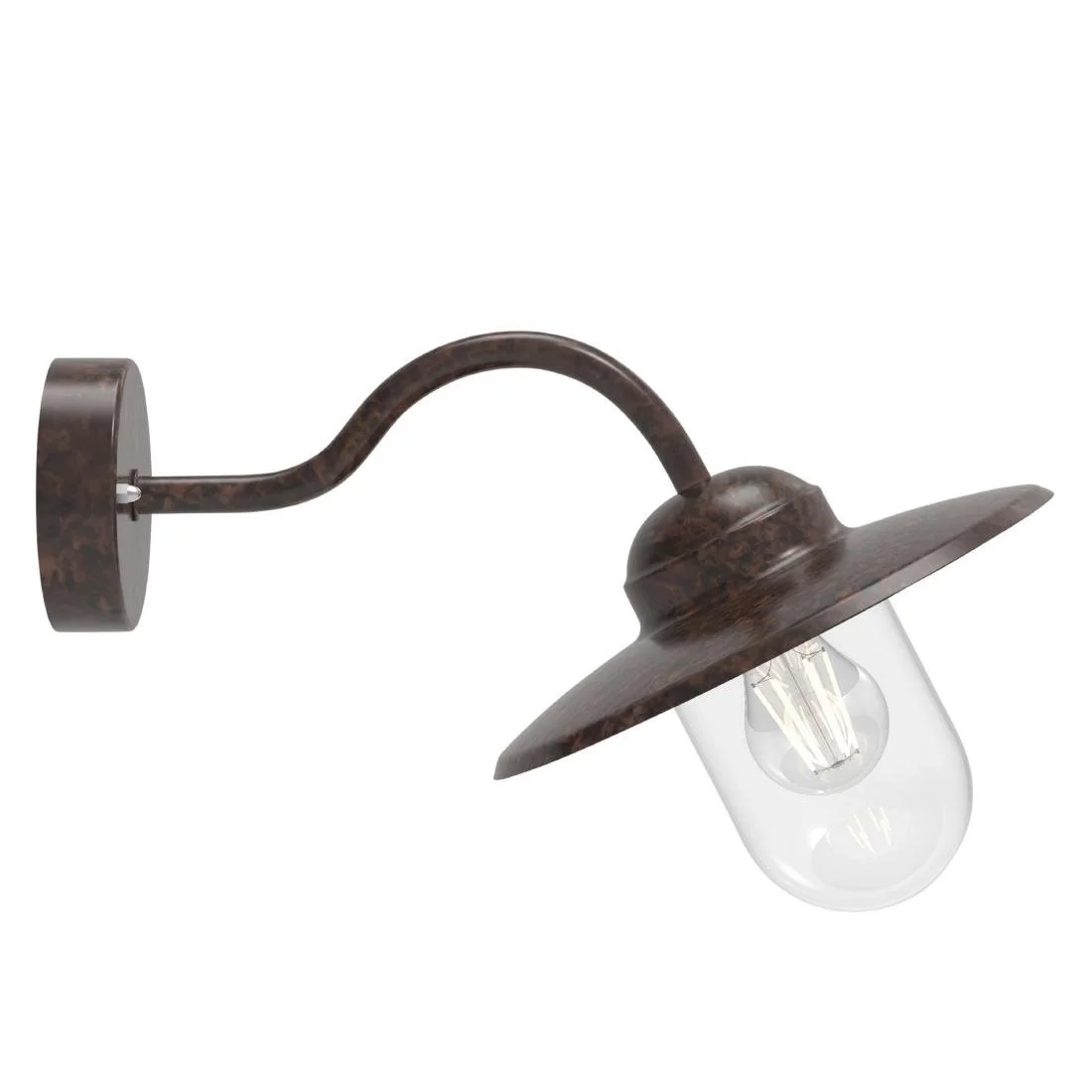 Nordlux Luxembourg Outdoor Wall Light Rust - Image 1