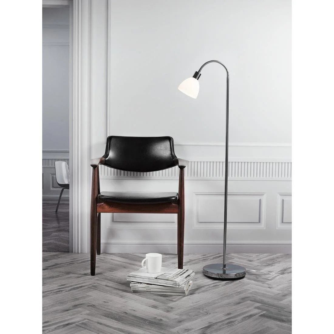 Nordlux Ray Floor Lamp Chrome - Image 2