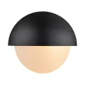 Nordlux Scorpius Maxi Round Outdoor Wall Light Black Plastic - Image 4