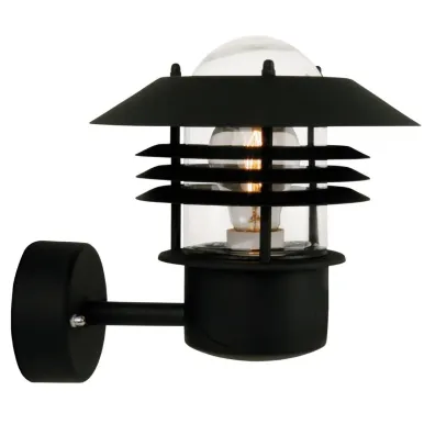 Nordlux Vejers Up Outdoor Wall Light Black