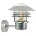 Nordlux Vejers Up Outdoor Wall Light Galvanised - Image 1
