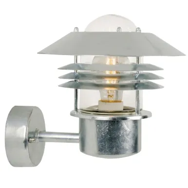 Nordlux Vejers Up Outdoor Wall Light Galvanised