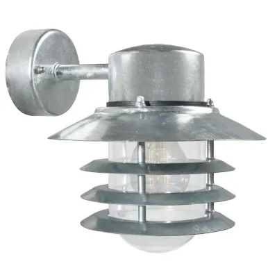 Nordlux Vejers Down Outdoor Wall Light Galvanised