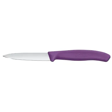 Victorinox Swiss Classic Paring Knife Straight Pointed Purple 19cm ( 2 Pack)