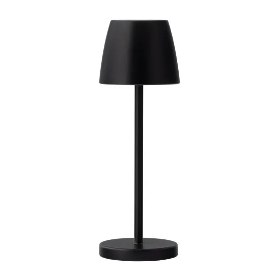 Utopia Mini Montserrat LED Cordless Table Lamps Black 260mm (6 Pack)